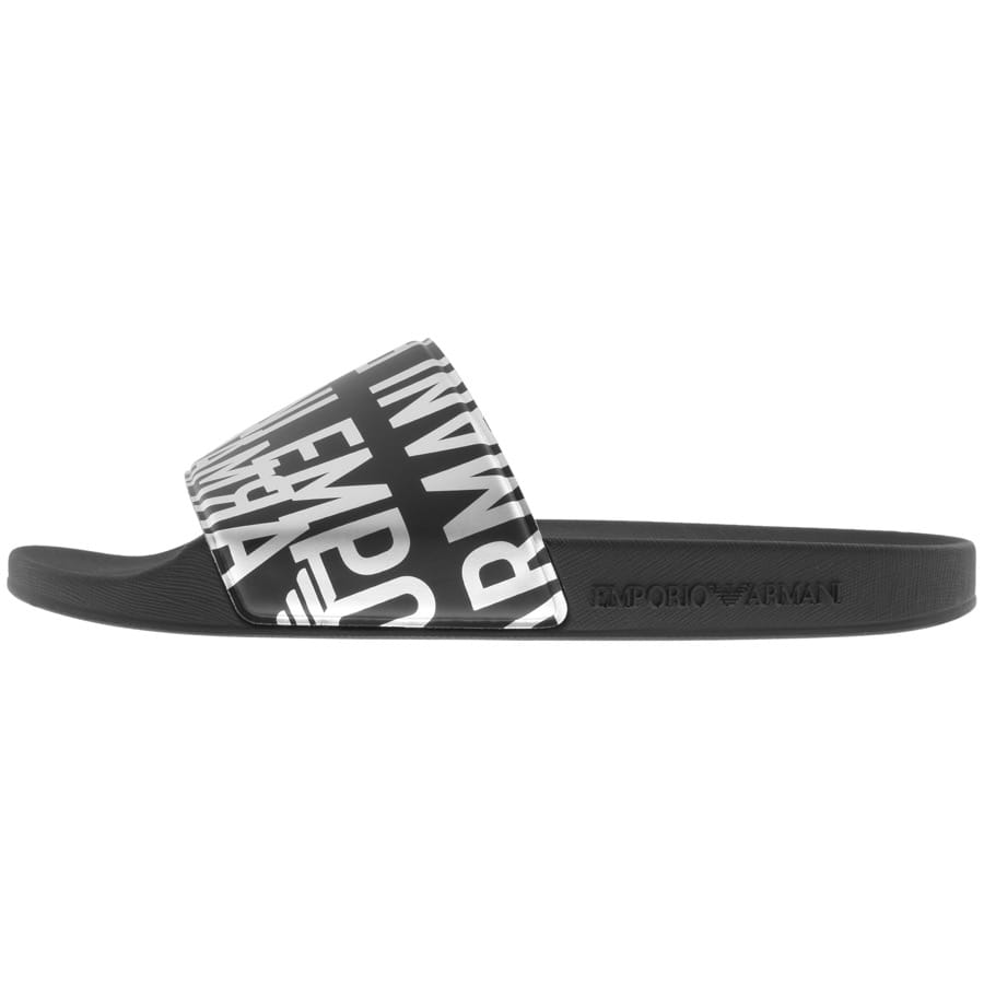 Alternative Image for ProductEmporio Armani Logo Sliders Black2